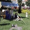 Hagyományőrzők a Várfal parkban